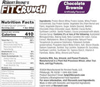 FITCRUNCH Full Size Protein Bars, 6-Layer Baked Bar, 7g of Sugar, Gluten Free & Soft Cake Core (12 Full Size Bars, Chocolate Brownie)