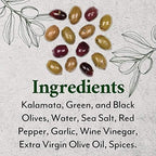 Roland Foods Pitted Greek Country Olive Mix, Specialty Imported Food, 4 Pound 6 Ounce, Pack of 1