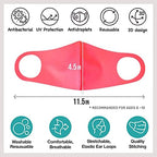 12 Pack Unisex Children Dust Protection, Breathable, Washable and Reusable Face Masks, Boys & Girls (12 PACK, SET VIII)