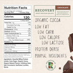 Whey Protein Isolate - Grass-Fed Protein Powder for Recovery - 22g of Protein - 17 Servings (One Size, Chocolate)