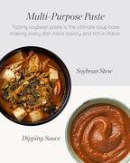 Sempio Doenjang: Traditional Korean Soybean Paste with Tojang & Red Chili Pepper, Premium Deeply Savory Fermented Soup Base for Jjigae, Alternative to Miso (15.9oz/450g)