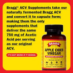 Bragg Organic Apple Cider Vinegar Capsules with Vitamin D and Zinc - 90 Count - Supports Immune System