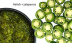 Mrs Kleins Sweet Relish Blended With Spicy Jalepeno Peppers | Sweet & Hot Relish Perfect for Chicago Dogs, hotdogs, hamburgers, chicken sandwiches and deli sandwich | sweet n hot relish