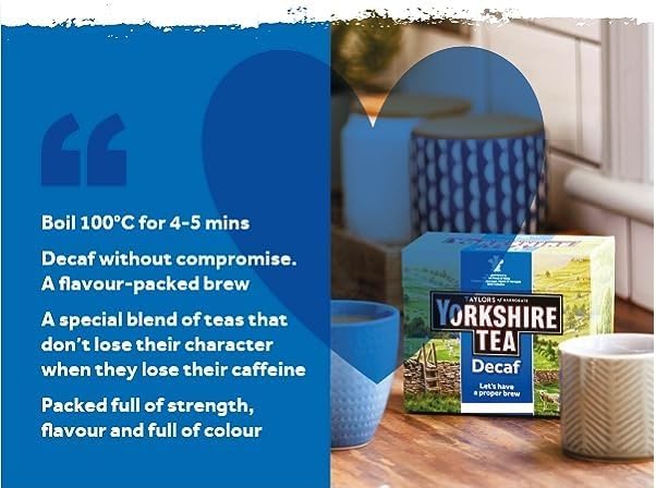 Yorkshire Tea Decaffeinated 40 Pack