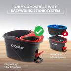 O-Cedar EasyWring Spin Mop Microfiber Refill, White Packaging May Vary
