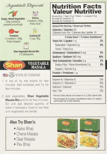 Shan Vegetable Masala Mix - 100g - (pack of 3)