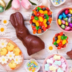 Bulk Jelly Bean Candy Large Bucket - 54oz Assorted Fruity Flavors, Soft, Chewy JellyBeans Bulk Resealable Jar for Easter Baskets, Candy Buffet, Egg Hunts, & Treats - JellyBeans