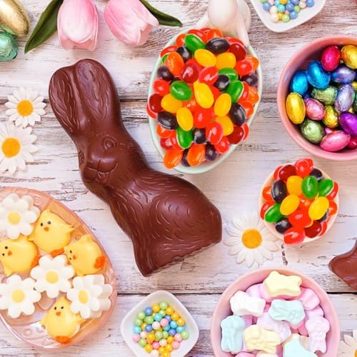 Bulk Jelly Bean Candy Large Bucket - 54oz Assorted Fruity Flavors, Soft, Chewy JellyBeans Bulk Resealable Jar for Easter Baskets, Candy Buffet, Egg Hunts, & Treats - JellyBeans