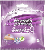 Wilkinson Sword Essentials 2 Disposable Razors for Women 5S