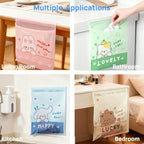 60PCS Space-Saving Hanging Car Trash Bags, Easy Stick-On Disposable Leakproof Garbage Bag & Vomit Bags for Auto, Camping, Travel, Office and Home Use