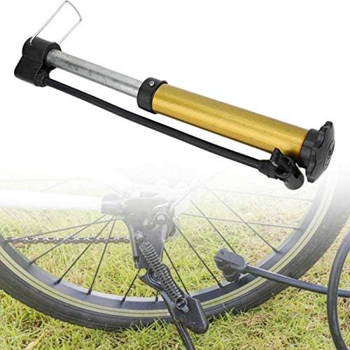 Air Pump for Tires, 8.3in Electric Scooter Inflator Portable Mobility Scooter Pump Air Inflation Tool Small Inflator Accessory with Non-Scratch Sealed Head for All Bikes and Sports Balls