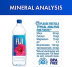 FIJI Natural Artesian Bottled Water 1.5 Liters / 50.7 Fl Ounce (Pack of 12) - 100% Natural Electrolytes