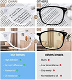 OCCI CHIARI Cat Eye Reading Glasses for Women Cateye Stylish Readers Glasses 100 125 150 175 200 225 250 275 300 350