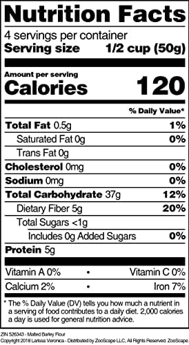 Malted Barley Flour (16 oz, ZIN: 526343)
