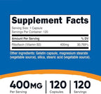 Nutricost Vitamin B2 (Riboflavin) 400mg, 120 Capsules - Gluten Free, Non-GMO