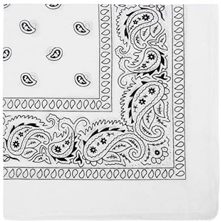 RIAH FASHION Fabric Face Cover Multi-Purpose Cotton Unisex Bandana - Mouth Shield Scarf Handkerchief, Headwear Balaclava Wrap