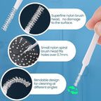 50 Pcs Shower Head Cleaning Brush Cell Phone Cleaner Tool Multifunctional Mini Cleaning Brushes for Household Bathroom