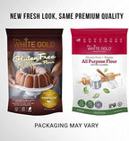 Extra White Gold All Purpose Flour – Gluten Free Flour Blend For Baking & Cooking – [Kosher] [Gluten Free] [Vegan] [Soy Free] [Nut Free] [Dairy Free] – 15.9 Ounces (4 pack)