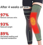Tourmaline Acupressure Selfheating Knee Sleeve, Mugwort Acupressure Shaping Knee Pads,Mugwort Acupressure Detoxing Shaping Knee Pads,Non-Slip with Bandage,Unisex (Black,40-90kg)
