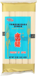 JFC International Tomoshiraga Somen Noodles, 16-Ounce Bags (Pack of 8)
