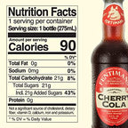 Fentimans Sparkling Cherry Cola - Cherry Soda, Soft Drink, Craft Soda Pop, All Natural Ingredients, No Artificial Colors or Flavors, Botanically Brewed - 9.3 Fl Oz (Pack of 4)