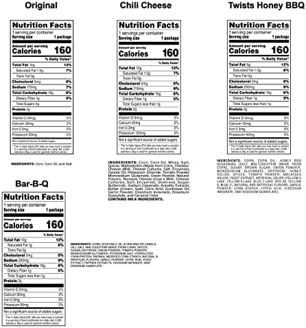 Fritos Corn Chips Variety Pack, Assortment May Vary, 1 Ounce (Pack of 40)