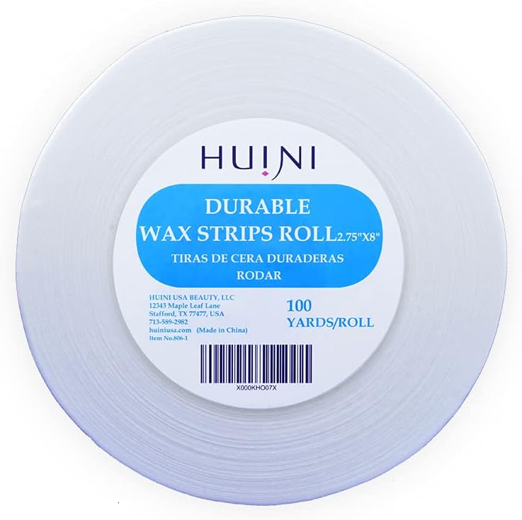 Huini 100 Yards Hair Removal Depilatory Nonwoven Epilator Wax Strip Paper Waxing Roll