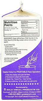 GOLD MEDAL PRODUCTS Grape Flossugar, 3-1/4 lb