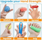 FlintRehab Therapy Putty for Teens & Adults (4 Pack, 3 Oz Each) - Putty for Hand Therapy, Fidgeting & Stress Relief - Non-Toxic Resistive Exercise Putty for Hand Strengthening