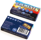 ELEMENTS 300 Ultra Thin Rice Rolling Paper 1.25 1 1/4 Size, 5 Pack = 1500 Leaves