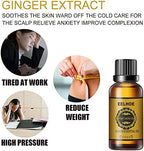 3 Pcs Belly Drainage Ginger Oil, Promote Blood Circulation Metabolism SPA Lymphatic Drainage Massage Oil. (90 ML)