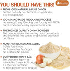 Lavendium, Premium 25oz Onion Powder, 100% Natural and Pure from Onion, Rich Flavor, Perfect for Cooking & Seasoning, No Additives, No Gluten, No Sugar, Vegan