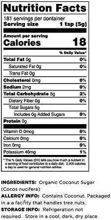 Terrasoul Superfoods Organic Coconut Sugar, 6 Pounds
