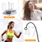 2 Pack Silicone Earphones Anti-Lost Straps Soft Safety Tug-Resistant Sports Earplug Lanyard Flexible Wire Cable Connector Cord Fits Any Wireless Bluetooth Earphones
