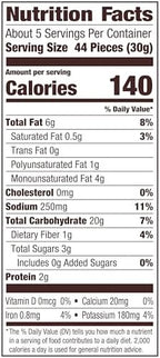 Goldfish Crisps Salt & Vinegar Flavored Baked Chip Cracker Snacks, 6.25 Oz Bag