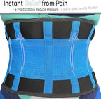 MEDiBrace Back Brace Support Belt for Lower Lumbar Pain Relief for Men and Women - Medical Grade Orthopedic Waist Compression for Sciatica Nerve, Scoliosis, Disc or Lifting at Work