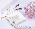 Friendship Present for Sister,Sis-in-Law-Best Friends-Recognition Affirmation Gratitude-Birthday Christmas Gifts for Bestie BFF-to My Unbiological Sister Gift- Jewelry Tray Trinket Holder Ring Dish