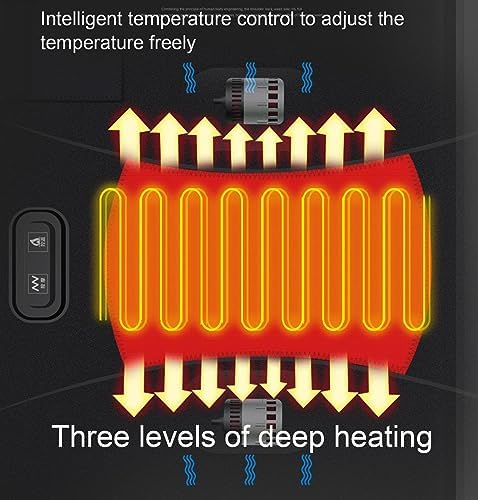 VIDECOR Heated Knee Brace Wrap, Electric Heating Knee Pad, Heating Knee Brace Wrap, Warm Therapy for Joint Pain, Arthritis Meniscus Pain Relief for Men And Women