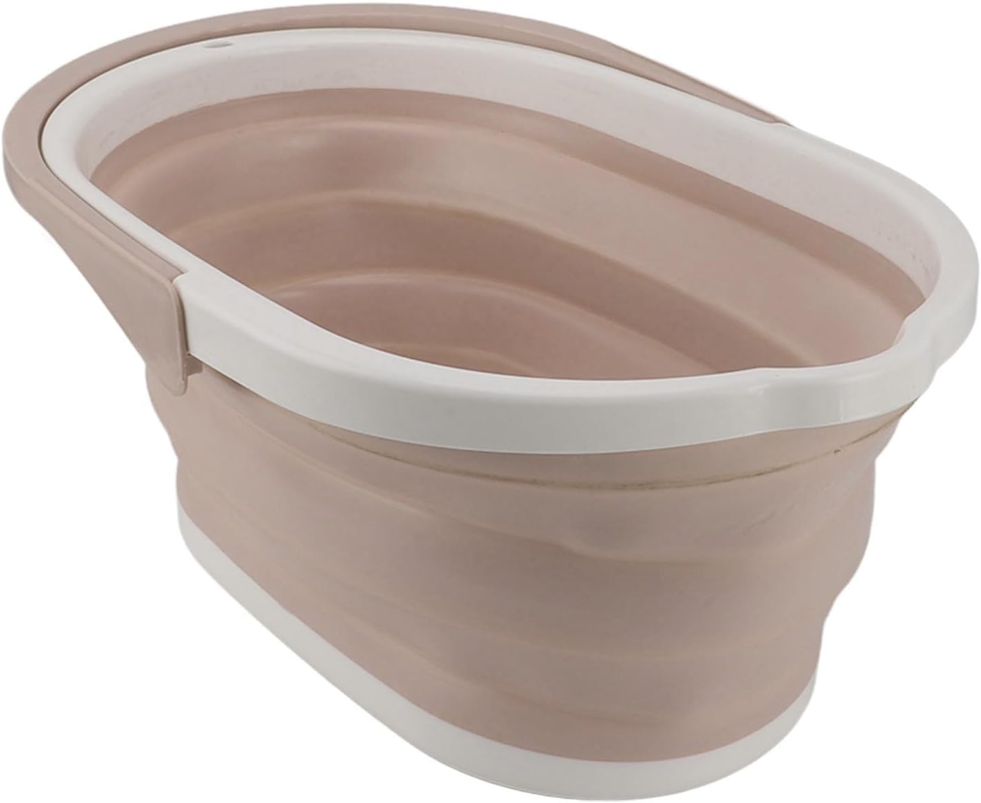 Bucket, Mop Bucket Washing Basin Home Bathroom Supplies Household Dust Mops Bucket Foldable Water Pail Bucket for Caddy Spin Mops (Khaki)