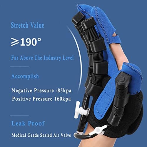 Robot Glove Hand Training Rehabilitation Protector Exoskeleton Manual Training with Hand Dysfunction Independently Rehabilitation Training,Right-L