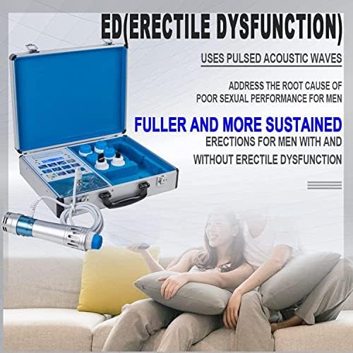 KLUFO Shockwave Therapy Machine Shock Wave Electromagnetic ED Treatment Pain Relief Deep Muscle Massager Relax Device for Erectile Dysfunction with 7 Massage Head