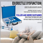 KLUFO Shockwave Therapy Machine Shock Wave Electromagnetic ED Treatment Pain Relief Deep Muscle Massager Relax Device for Erectile Dysfunction with 7 Massage Head