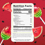 Colombina Bon Bon Bum Lollipops Watermelon Flavor, 48 Count (Pack of 1)