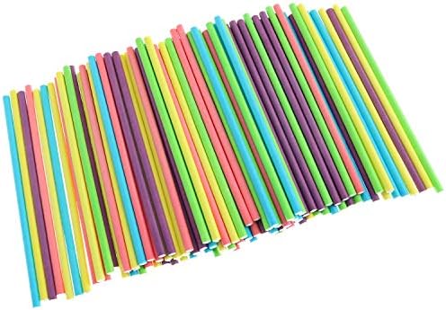 ZYAMY 100pcs Colored Cake Pop Sticks 10x3.5mm 4 Inch Lollipop Sticks 5Colors DIY Bakeware Cake Kitchen Gadgets