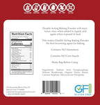 Mom's Place Gluten-Free Double Acting Baking Powder | Corn Free, Aluminum Free, Non-GMO | Perfect for Baking, 8oz Resealable Bag