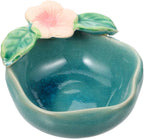 Healifty Ceramic Essential Oil Dish 3.54X2.95X1.37 Inch Spa Oil Bowl Aromatherapy Facial Mixing Bowl for Beauty Salon and Home Use