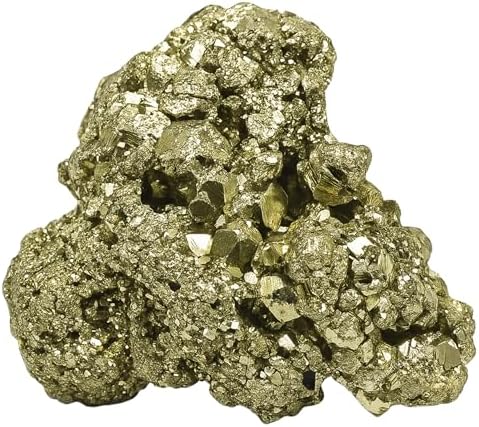 Amazing Gemstone Pyrite Raw Crystals and Healing Stones, Natural Rocks For Tumbling - DIY Raw Stones And Crystals (1 Piece)