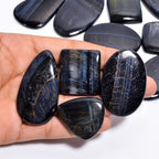 Natural Loose Gemstone 5 Piece Cabochons Lot Jewelry Making Loose Gemstone, Stone Shape Oval & Pear, Stone Size 20-35 mm