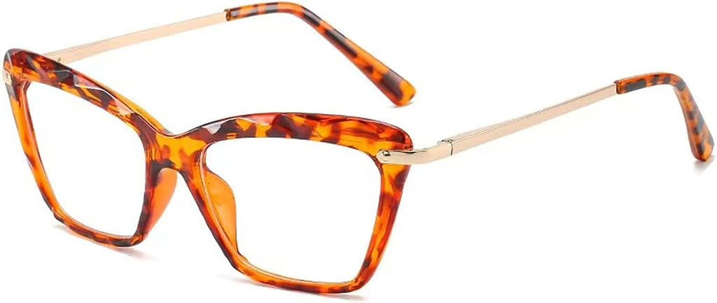 oriopxic Spring Hinge Bifocal Reading Glassess Cat Eye Womens Readers Bifocal Glassess