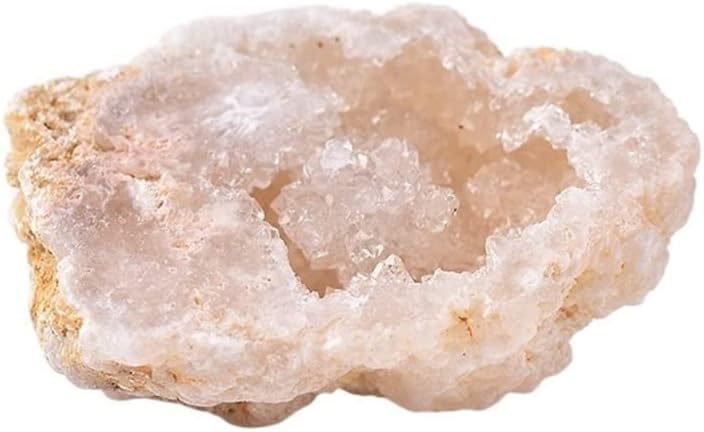AtkitS 1PC Natural Crystal Agate Geode Cutting Crystal Cluster Reiki Rock Mineral Specimen Quartz DIY Home Decoration